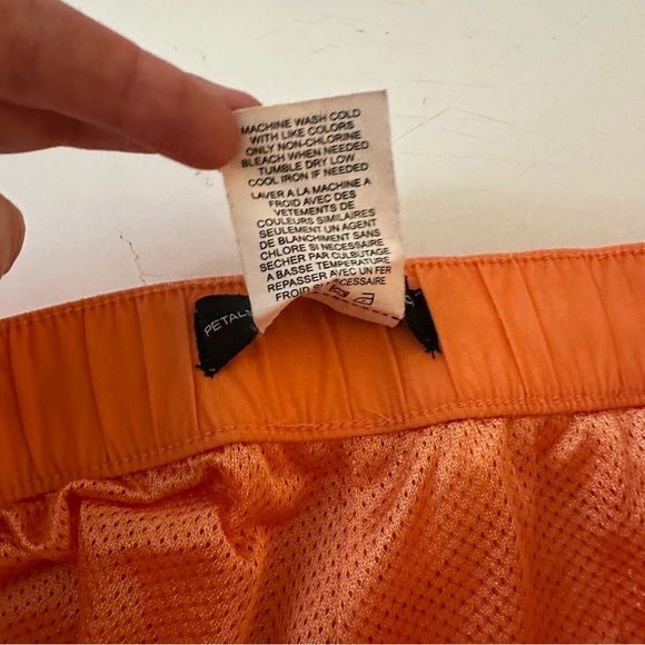 Petals and Peacock Orange Butterflies Crinkle Track/Skate Snap Button Pants S - Picture 9 of 16